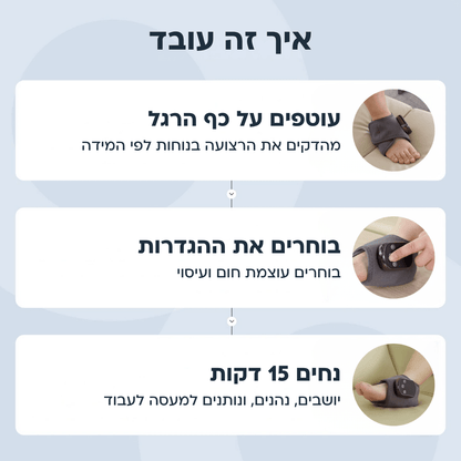מעסה כף הרגל 3 ב-1 מבית אורטופיקס