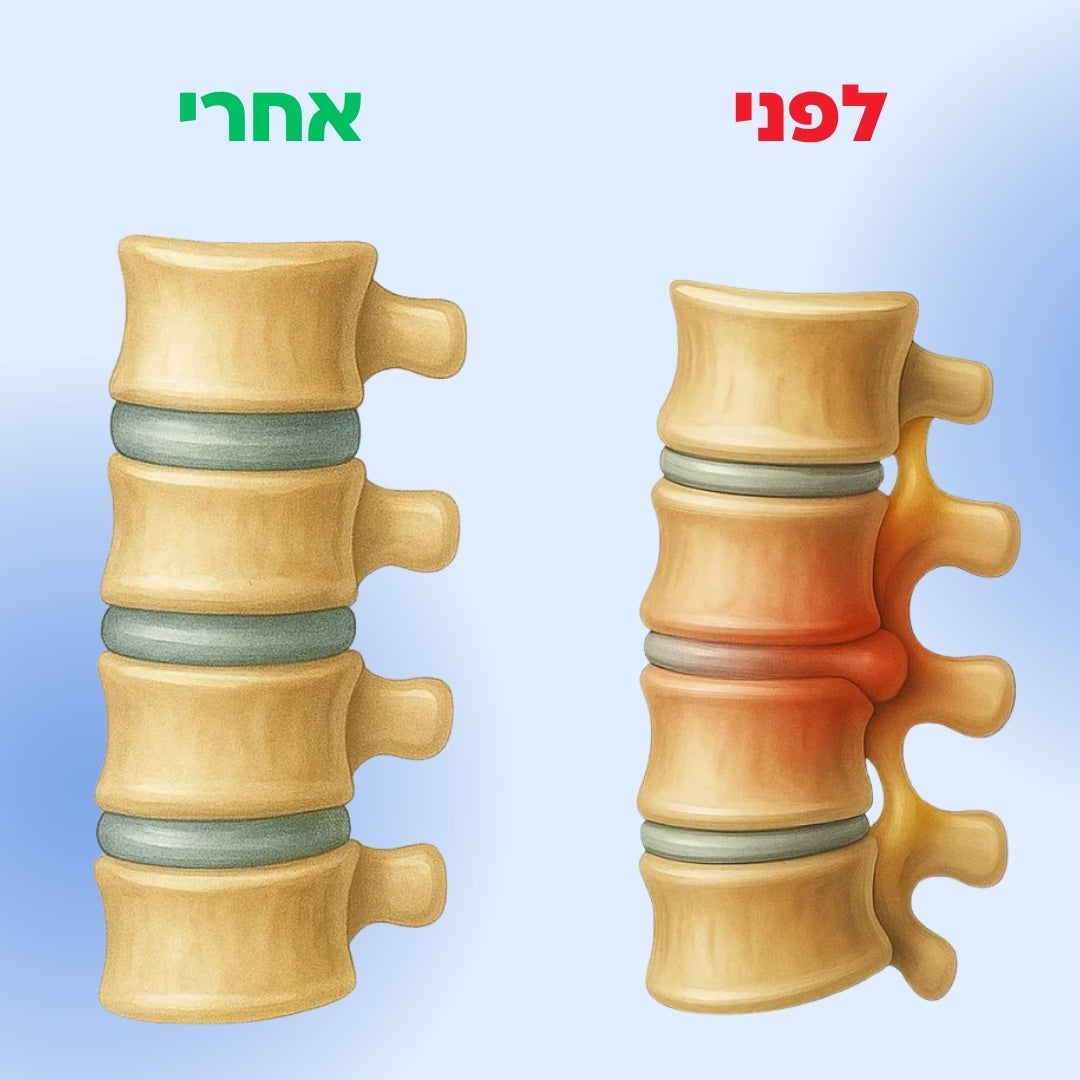 מכשיר שחרור הגב 3 ב-1 מבית אורטופיקס